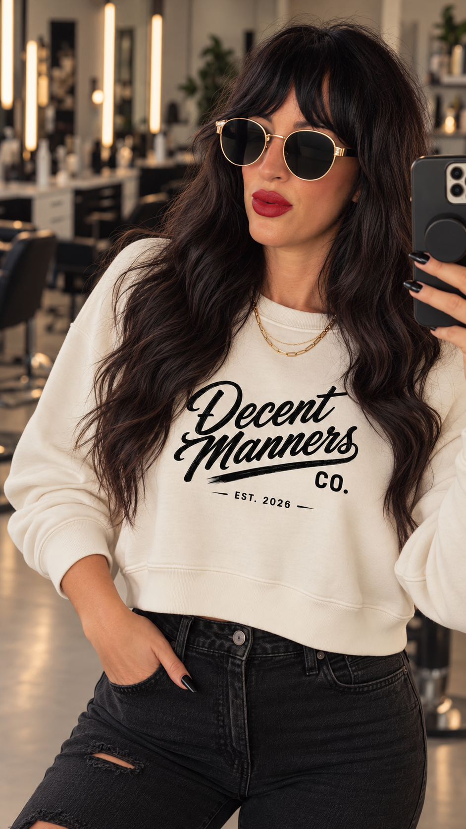 OG Decent Sweater Crop